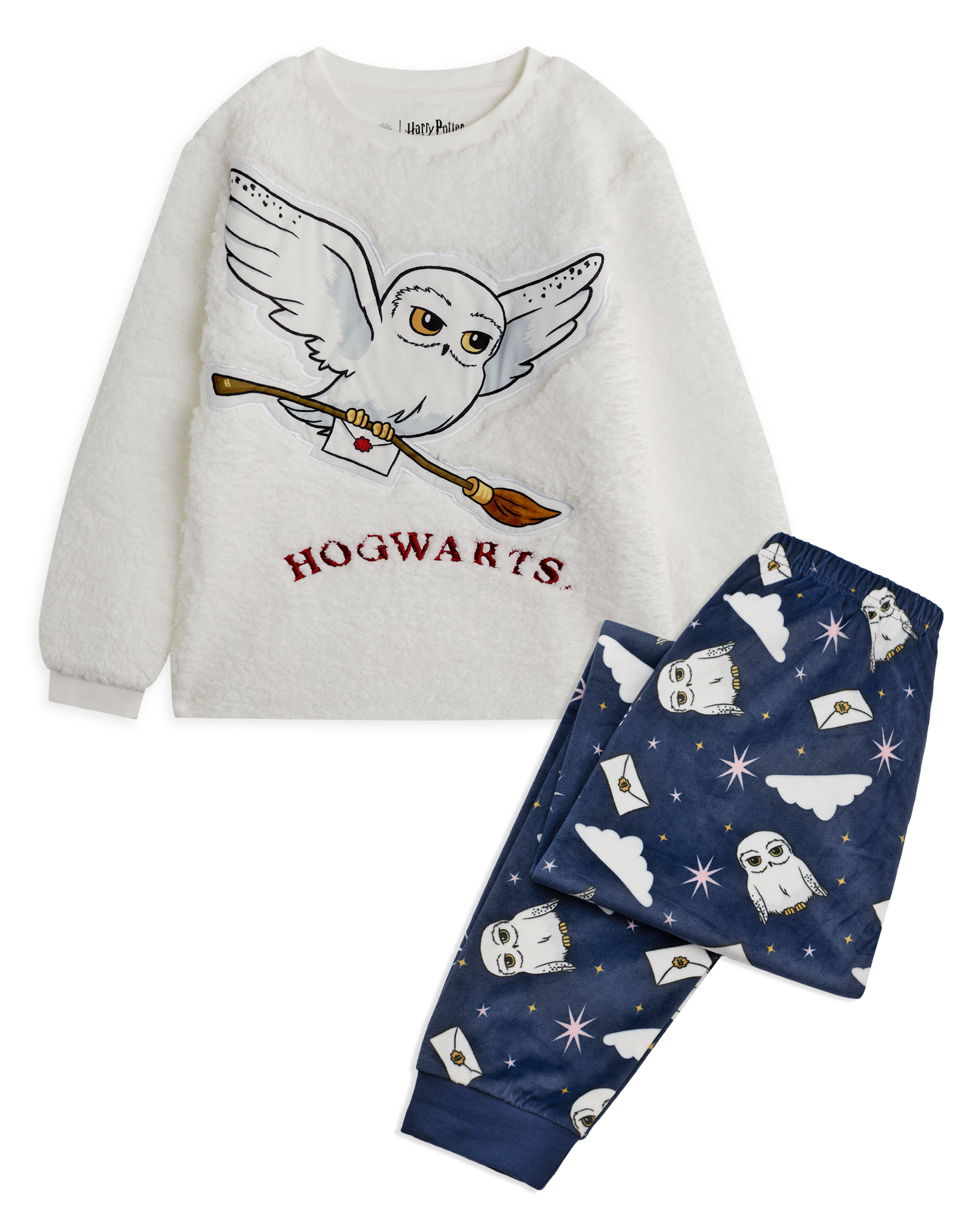Harry Potter Girls Multicoloured Long Sleeve Long Leg Pyjama Set